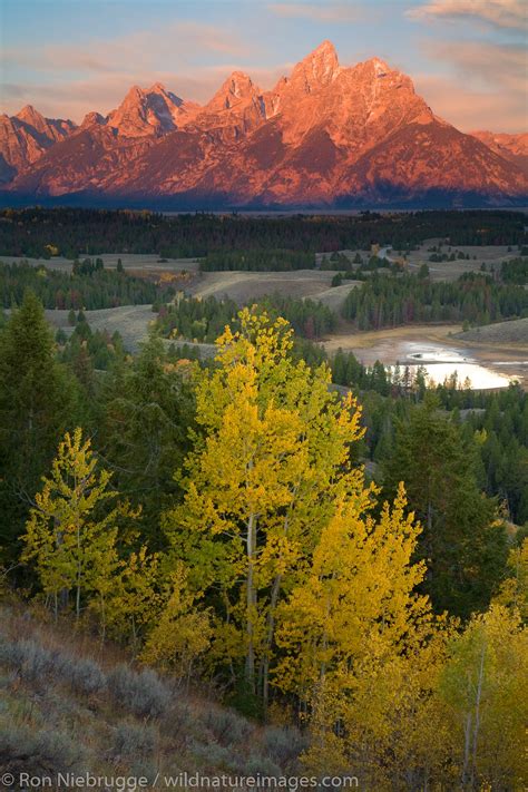 Autumn Sunrise Grand Teton National Park Wyoming Photos By Ron