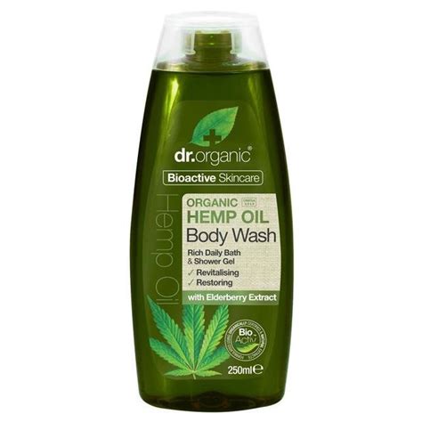 Drorganic Organic Hemp Oil Body Wash Żel Do Mycia Ciała Z