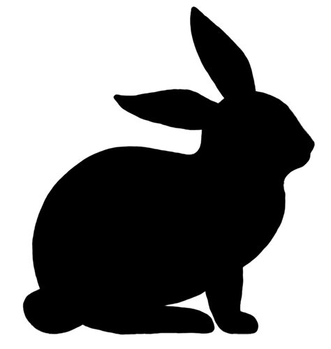 Free Printable Bunny Silhouette