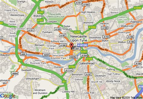 Map Of Express By Holiday Inn Newcastle City Centre Newcastle Upon Tyne