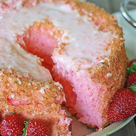 Calories per serving of angel food jello cake. Pink Lemonade Angel Food Cake starts with a box mix and ...
