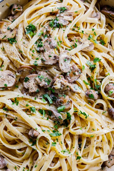 Easy Creamy Lemon Garlic Mushroom Pasta Simply Delicious