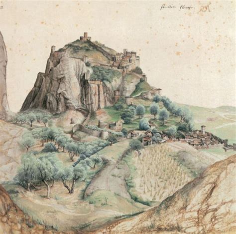 Castle And Town Of Arco Watercolour By Albrecht Durer 1471 1528 Italy