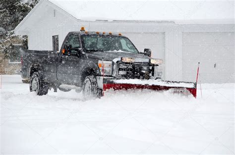 Truck Plowing Snow Stock Photo By ©inyrdreams 30767341