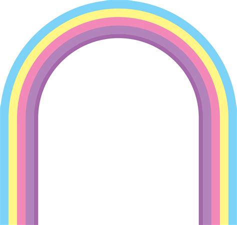 Pastel Rainbow Arch 18787256 Png