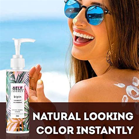Self Tanner With Natural And Special Ingredients Sunless Self Tanning Lotion For Body Improved