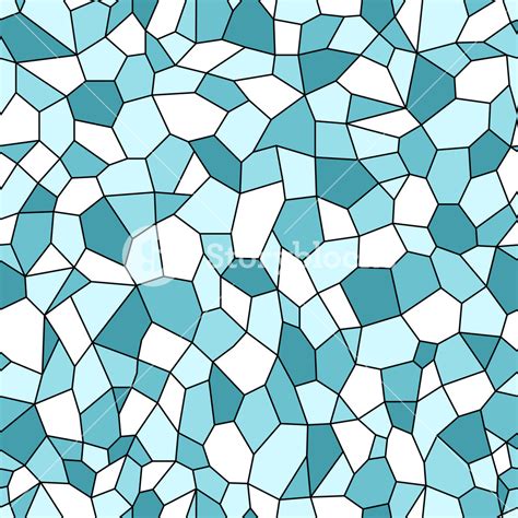 Blue And White Mosaic Pattern Royalty Free Stock Image Storyblocks