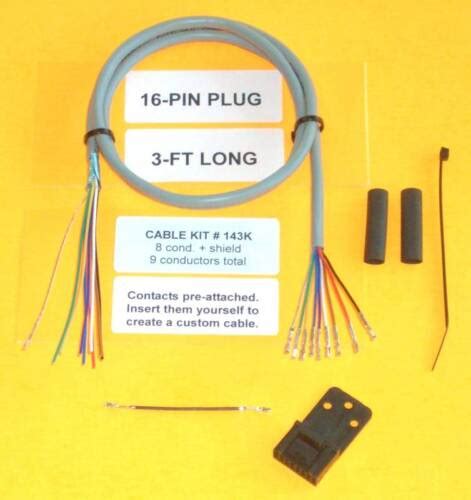Cable Kit 143k Motorola 16 Pin Maxtrac Gm300 Repeater Ebay