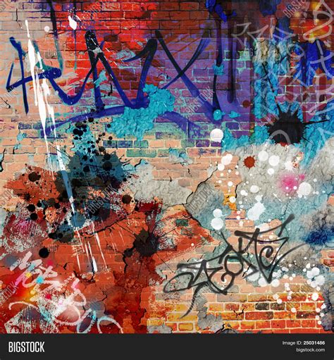 Messy Graffiti Wall Image And Photo Free Trial Bigstock