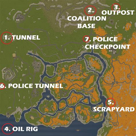 Unturned Russia Map Locations Interactive Map