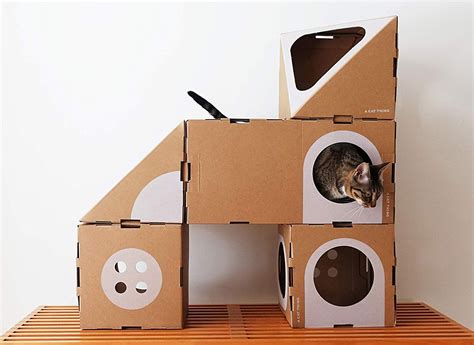 Its A Cat Thing Modular Cardboard Cat House • Hauspanther Cardboard