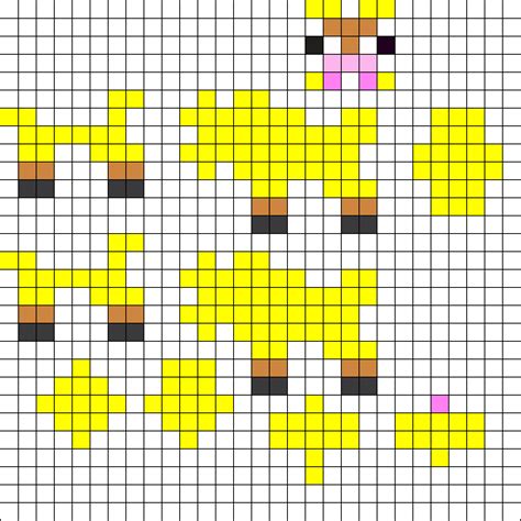 Minecraftyellowsheep By Swimmyswimswim On Kandi Patterns Perler