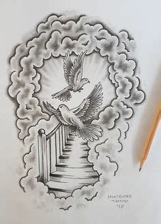 See more ideas about stairway to heaven, stairways, heaven. Optimal Clouds Tattoo Drawing 2019 | Cloud tattoo, Heaven ...