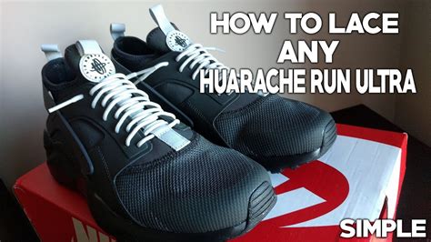 How to make feeltrue sandal kits. HOW TO LACE ANY HUARACHE! HUARACHE RUN ULTRA LACING ...