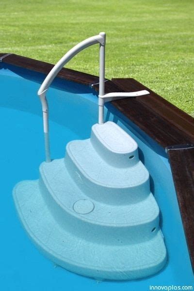 Majestic Above Ground Pool Steps Make Getting Into And Out Of Your Pool