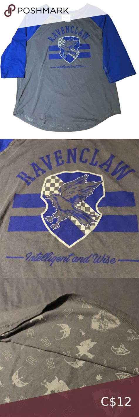 330 Ravenclaw Harry Potter Jersey Shirt Long Sleeve Tshirt Men