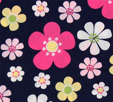 Cute Beautiful Flower Fabric 05m Fabric By Japanese Indie Modes4u