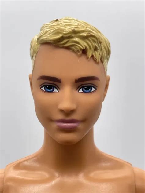 BARBIE FASHIONISTAS KEN 14 Doll Blonde Molded Hair Nude FJF72 Mattel