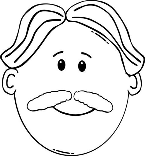 Father Face Coloring Pages