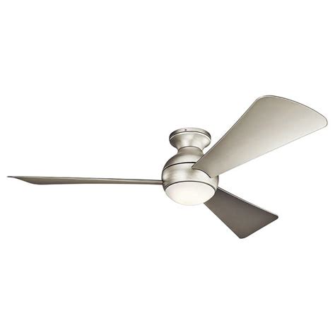 When they were first made, they only consisted of a long rod with a fan base at the bottom. 54" Sola Satin Nickel Wet LED Hugger Ceiling Fan - #16K24 ...