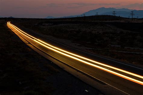 Dark Desert Highway Photograph By James Marvin Phelps