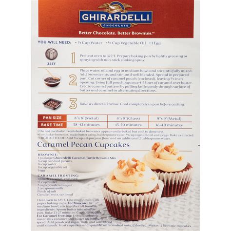 Ghirardelli Caramel Turtle Brownie Mix Recipes
