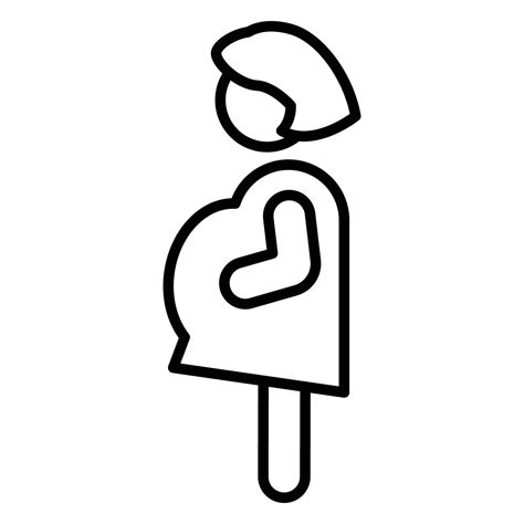 Pregnant Woman Icon Vector Design Template 22354456 Vector Art At Vecteezy