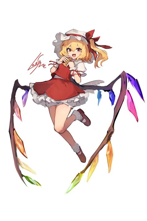 Lansane Flandre Scarlet Touhou Commentary Request Highres 1girl