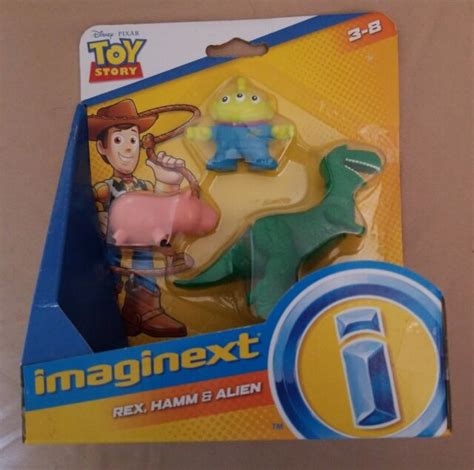 Imaginext Rex Hamm And Alien Disney Toy Story Figure Set Fisher Price