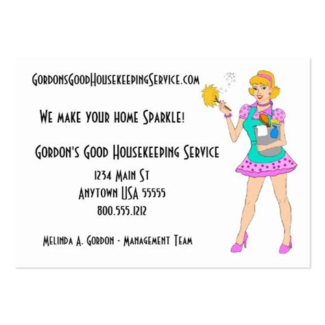 Cleaning services business card samples are one of the many ways that would help you in creating an image for your business in the minds of your clients, customers as well as prospects. Cleaning Service And Housekeeping Business Cards | Zazzle