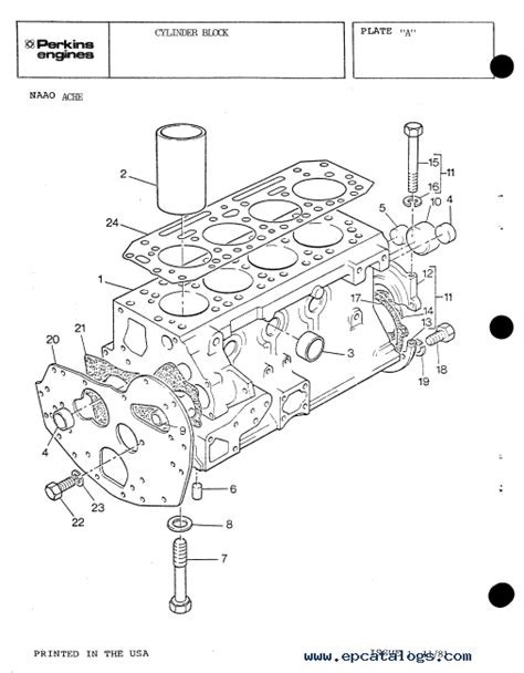 Perkins Engine Parts Diagrams