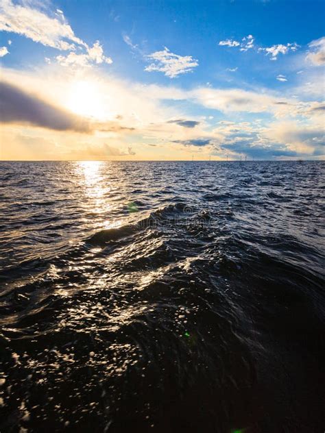 Seascape Sea Horizon And Sky Stock Image Image Of Beautiful Baltic