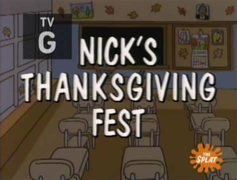 Nicks Thanksgiving Fest Thanksgiving Specials Wiki Fandom