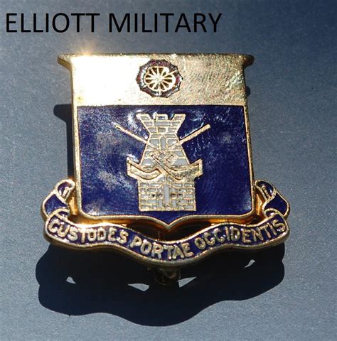 Us 186 National Guard Pin Badge Elliott Military