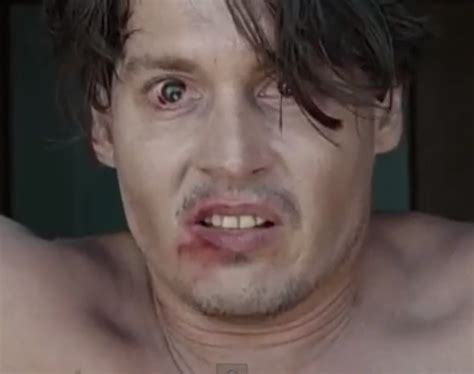 johnny depp making weird faces video huffpost