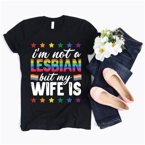 I M Not A Lesbian But My Wife Is Funny Lgbtq Pride Month Etsy