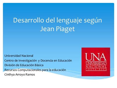 Desarrollo Del Lenguaje Según Jean Piaget