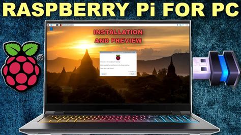 Raspberry Pi Os For Pc Installation And Preview Youtube