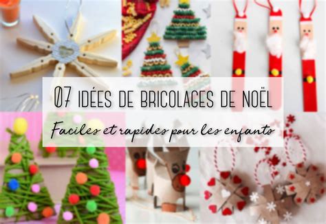 7 idées de bricolages de Noël faciles et rapides pour les enfants Creavea