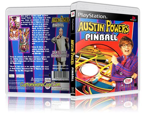 Austin Powers Pinball Sony Playstation 1 Psx Ps1 Empty Custom Case