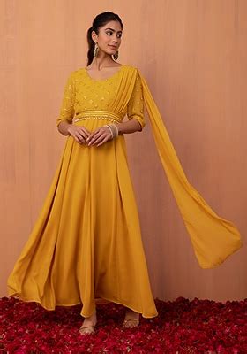 Yellow Dresses Buy Yellow Dresses For Women Girls Online India Indya