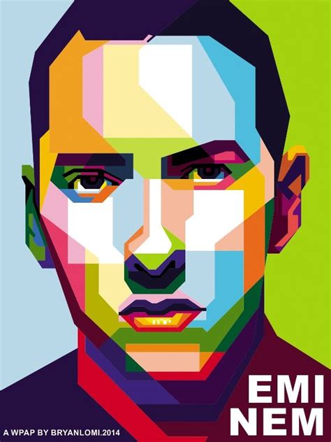 Eminem By Bryanlomi On Deviantart Eminem Wpap Art Pop Art