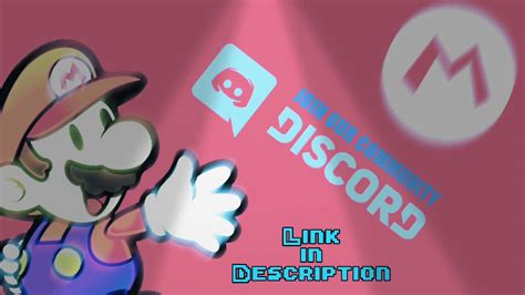Join My New Super Mario Community Discord Server Youtube