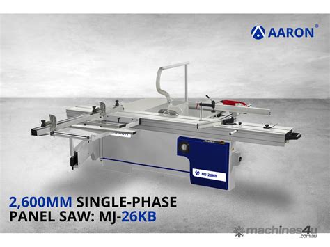 New Aaron Aaron Mm Single Phase Heavy Duty Sliding Table Saw Hp Kw Panel Saw Mj