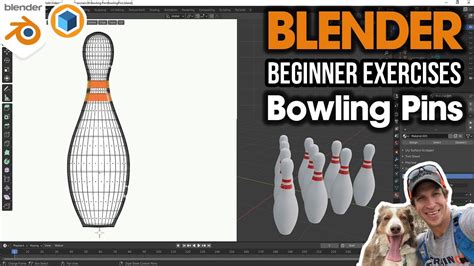 Blender Beginner Modeling Exercise Bowling Pins Youtube