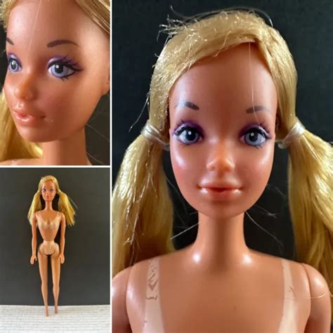 Vintage Sun Lovin Malibu Barbie Pj Doll Steffie Face Tan Lines