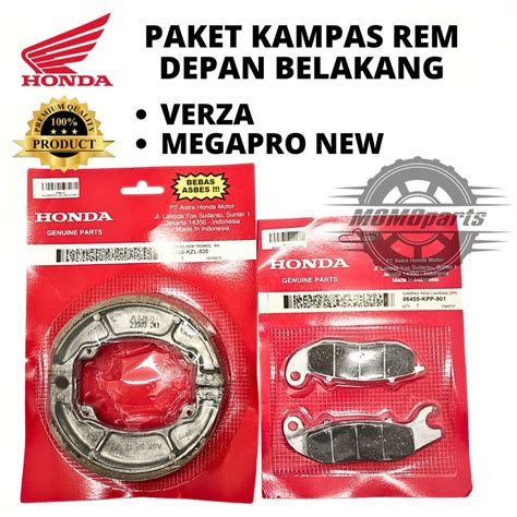 Jual Original Paket Kampas Rem Depan Belakang Tromol Kzl And Kpp Honda