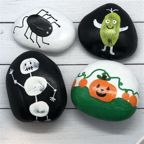Try These Fun Halloween Rock Painting Ideas For Kids