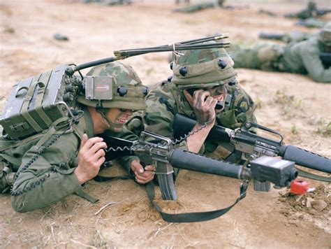 Members Of The 101st Airborne Division Use A Multiple Intergrated Laser