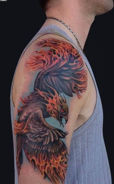 Phoenix tattoo designs and ideas for men and women. 109 Best Phoenix Tattoos for Men | Rise From The Flames ...